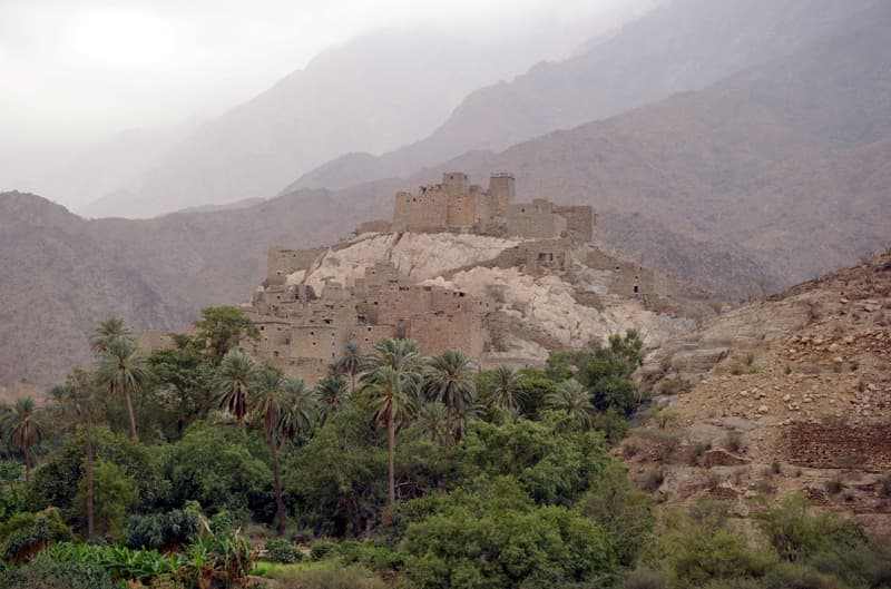 قرية ذي عين في الباحة تستقبل أعداداً كبيرة من الزوار والمصطافين في أول إطلالة للقرية