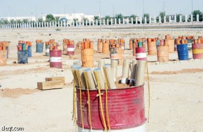 10 ليلاً.. 3600 قذيفة نارية تضيء 6 مواقع في الرياض