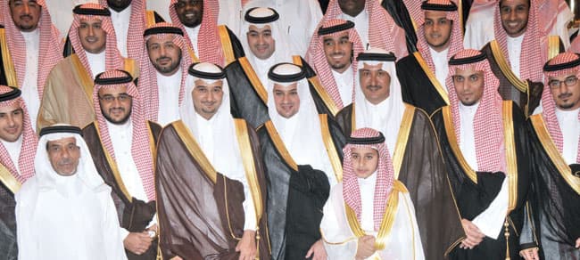 الأمير فيصل بن سعود يحتفل بزواجه من كريمة الأمير سعود بن نايف