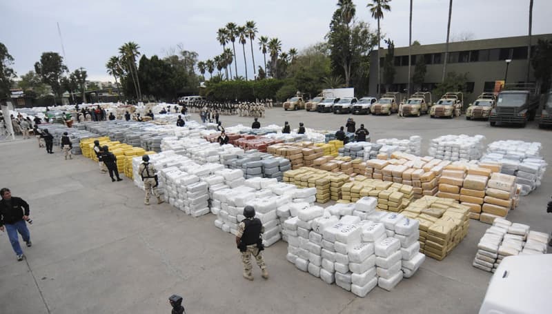 المكسيك تضبط أكبر كمية من المخدرات في تاريخها .. 105 طن من  الماريجوانا