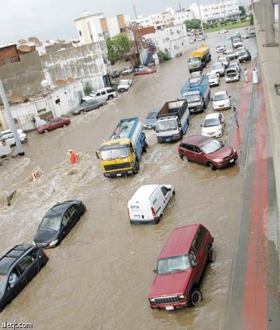 السعودية تتعرض للمنخفضات الإعصارية مرة واحدة كل 5 سنوات