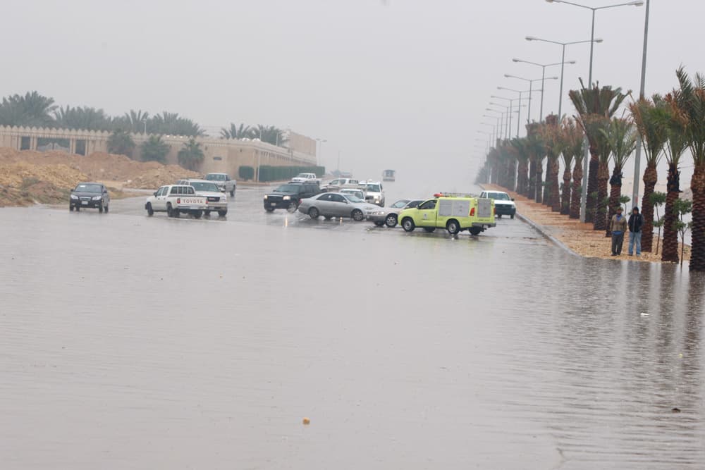 أمطار الرياض في صور