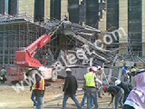 مصدر مسؤول في المالية: 10 مصابين و ثلاث وفيات في سقوط "سقالة جامعة نورة"
