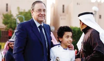 بيريز: السعودية أصبحت في قلب ريال مدريد