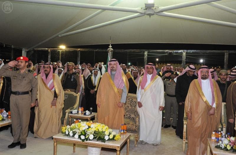 أهالي الجوف يحتفلون بعودة خادم الحرمين الشريفين بحضور أمير المنطقة