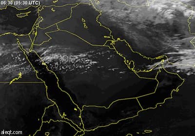 استمرار الأتربة المثارة مع انخفاض درجات الحرارة على معظم مناطق المملكة