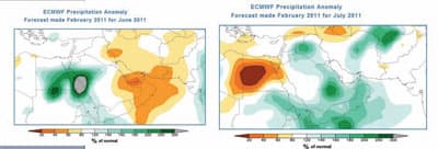المرصد الأوروبي يتوقع أمطارا أكثر من المعدل على الغربية والوسطى في الربيع