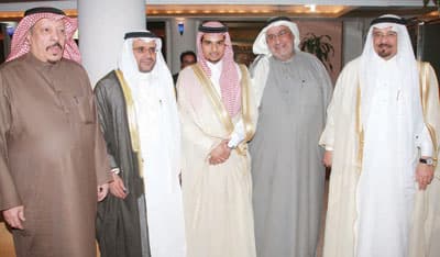 العبد اللطيف يحتفل بعقد قران ابنه خالد
