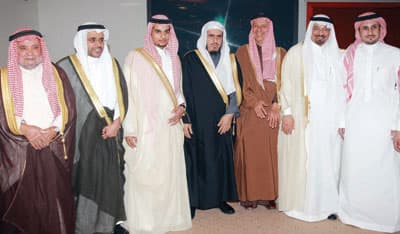 العبد اللطيف يحتفل بعقد قران ابنه خالد