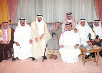 العبد اللطيف يحتفل بعقد قران ابنه خالد