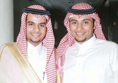 العبد اللطيف يحتفل بعقد قران ابنه خالد