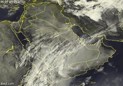 رياح سطحية مثيرة للأتربة على غرب المملكة