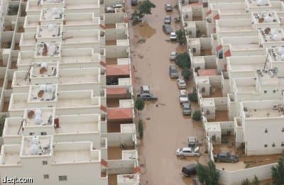 أمانة جدة توقف الخدمات عن 2500 قطعة أرض ضمن حرم مجاري السيول