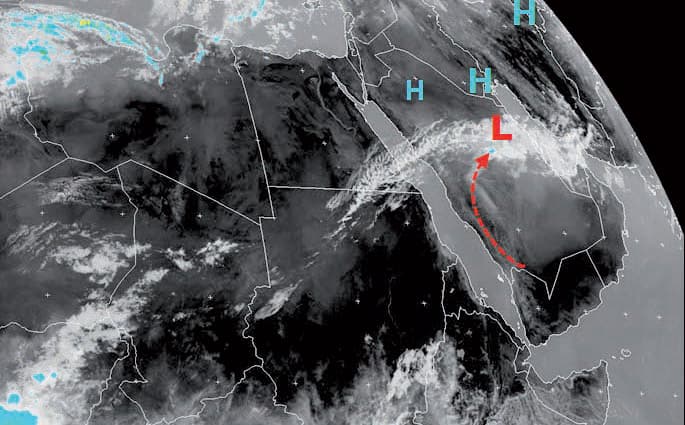 أمطار رعدية على الرياض اليوم .. وتزداد غزارة الأربعاء