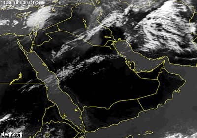 رياح سطحية مثيرة للأتربة والغبار على شمال المملكة