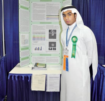 طالبة سعودية تحصد المركز الأول عالميا وطالب ينال الرابع في معرض إنتل