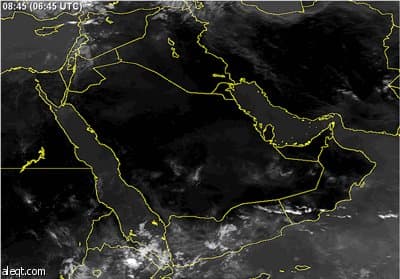 رياح مثيرة للأتربة والغبار على شرق ووسط المملكة