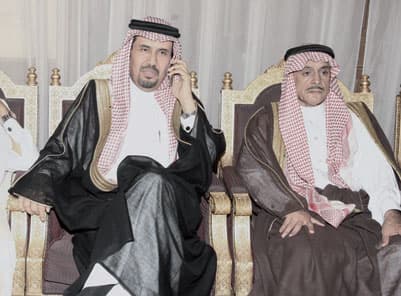 سليمان الحمد يحتفل بزفاف كريمته إلى سعود العتيقي