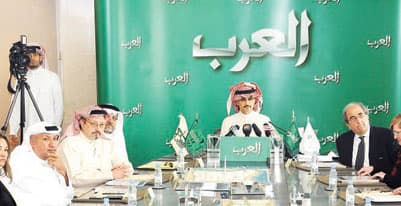الوليد بن طلال يعتمد اسم «العرب» للقناة الإخبارية الجديدة