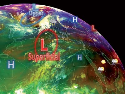 «منخفض عميق» يتشكل غرب تركيا ويؤثر في شمال المملكة