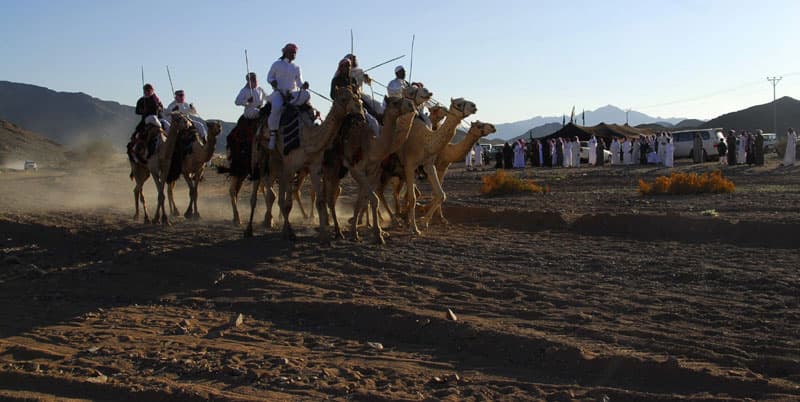 أهالي قرية أشواق في مدينة تبوك يحتفلون بمناسبة عيد الأضحى المبارك