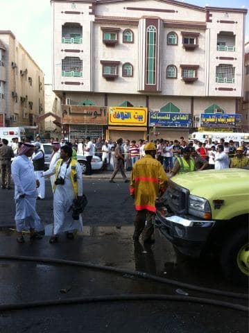 وفاة معلمتين و 46 إصابة  في حريق مدرسة جدة.. ووزير التربية يوجه بتشكيل فريق للوقوف على الحادث
