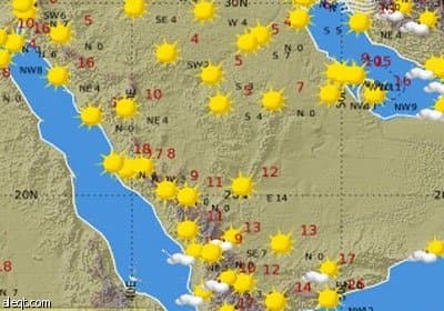 الأرصاد : طقس شديد البرودة على شمال ووسط المملكة