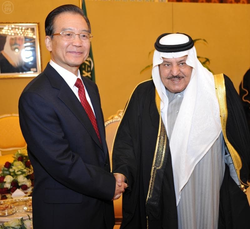 ولي العهد يستقبل رئيس مجلس الدولة الصيني ويعقد معه جلسة مباحثات