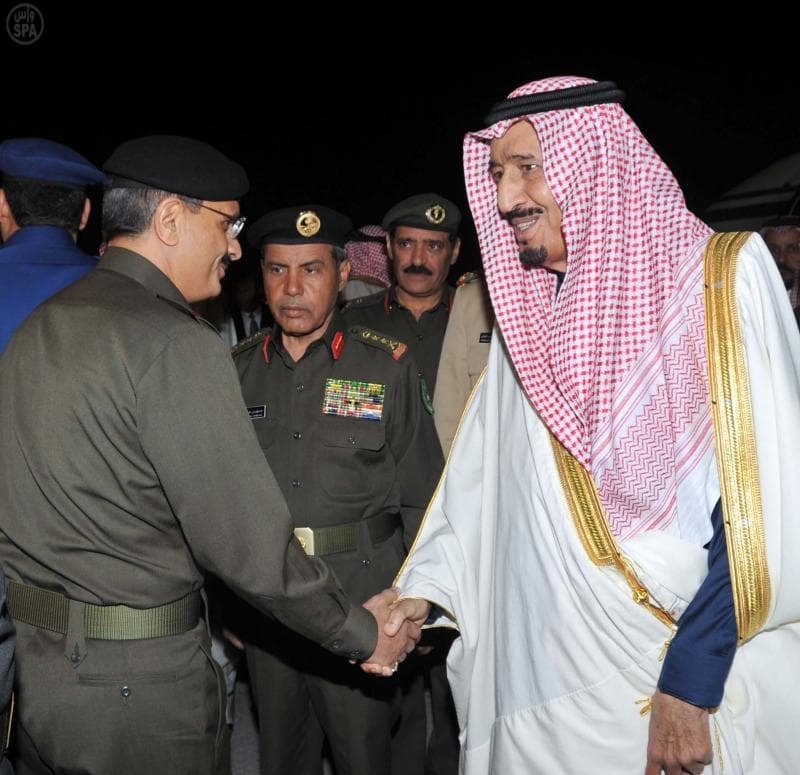الأمير سلمان بن عبدالعزيز يصل إلى الرياض