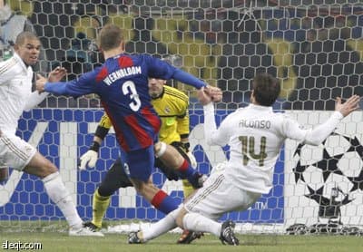 موسكو ينتزع التعادل من ريال مدريد في الرمق الاخير من أبطال أوروبا