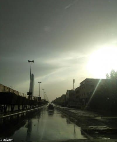 أمطار رعدية على الرياض