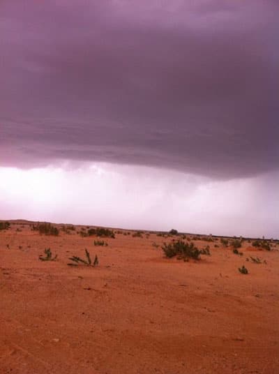 أمطار رعدية على الرياض