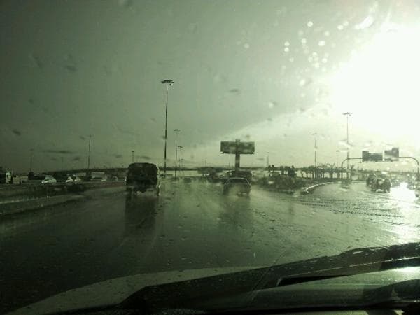 أمطار رعدية على الرياض
