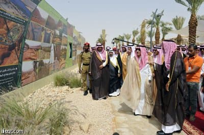 أمير الرياض يفتتح مشروع التأهيل البيئي لكل من واديي نمار ولبن