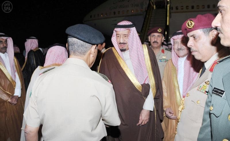 الأمير سلمان بن عبد العزيز يصل الرياض