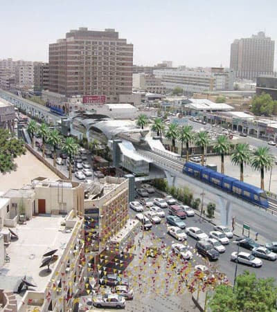 قطار كهربائي وشبكة نقل بالحافلات لتغطية أحياء الرياض