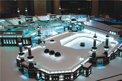 تغيير مجسمي الحرمين الشريفين في المتحف الوطني لإبراز مشاريع التوسعة