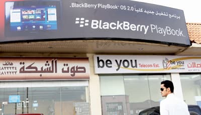 مبيعات «بلاك بيرى» في السعودية ضمن الأعلى عالمياً