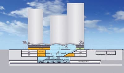 6 مسارات للقطار الكهربائي و4 مستويات للحافلات تغطي العاصمة