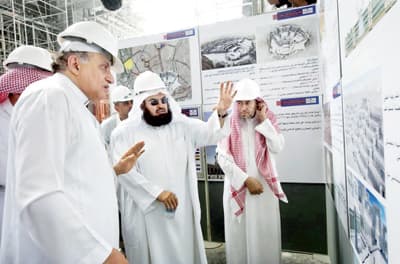 الشيخ عبدالرحمن السديس يقف على المشاريع المنفذة في المسجد الحرام والمسعى