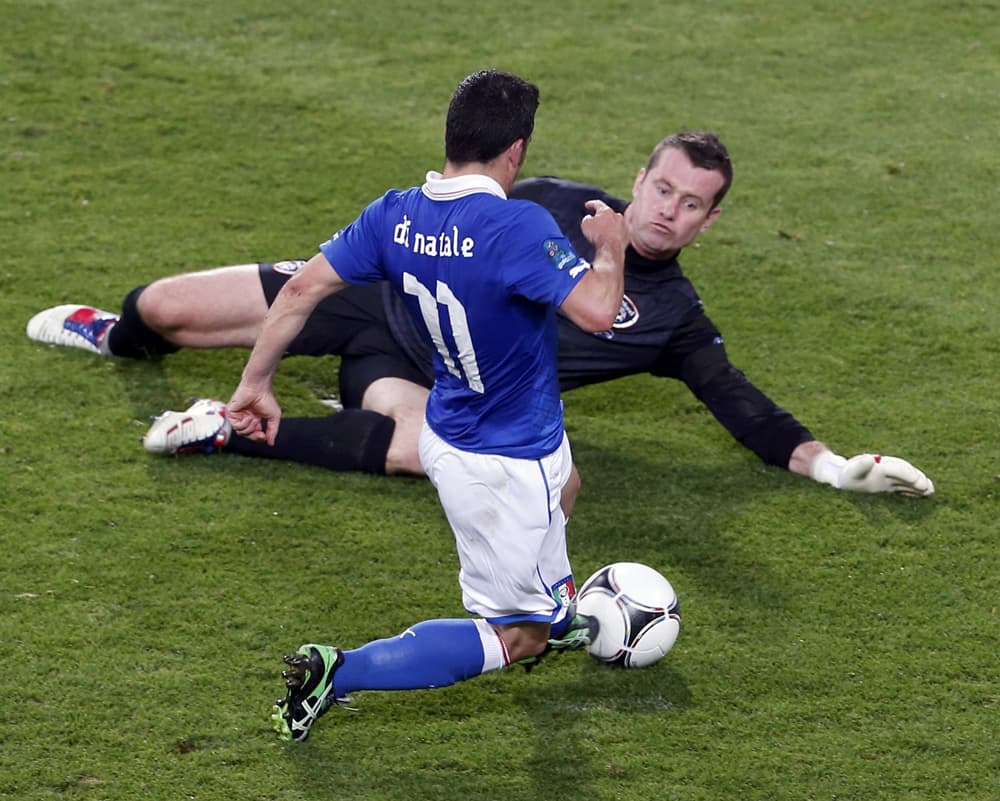إيطاليا وأسبانيا إلى دور الثمانية في يورو 2012