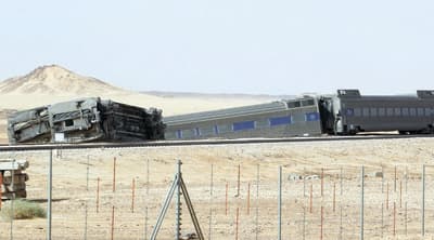 قطار السعودية الوحيد ينقلب لأول مرة