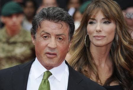 أبطال فيلم The Expendables 2 يصلون إلى لندن لمشاهدة العرض الأول للفيلم