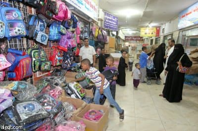 بالصور.. الاقتصادية الإلكترونية ترصد حال المكتبات قبل بدء العام الدراسي الجديد