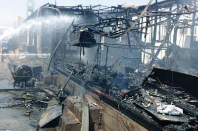 تماس كهربائي يتسبّب في حريق بجامعة حائل