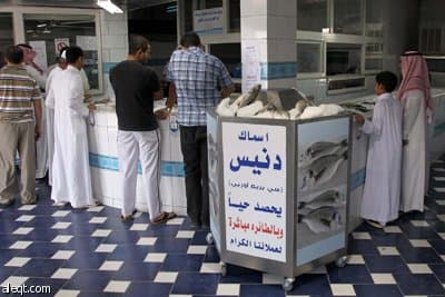 قصة مصورة : "الاقتصادية الإلكترونية" تتجول داخل سوق السمك في شمال الرياض