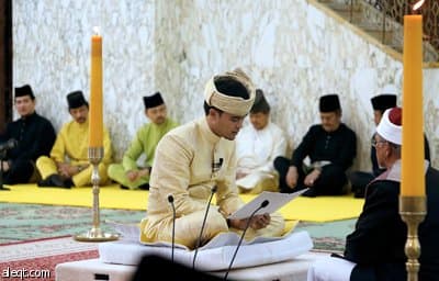 قصة مصورة : سلطان بروناي يقيم حفل زفاف اسطوري لابنته الخامسة