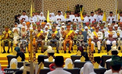 قصة مصورة : سلطان بروناي يقيم حفل زفاف اسطوري لابنته الخامسة