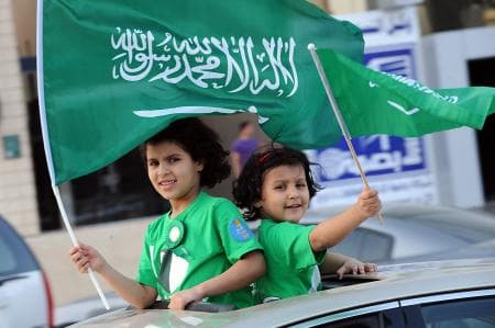 قصة مصورة: مدن المملكة تحتفل باليوم الوطني