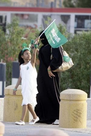 قصة مصورة: مدن المملكة تحتفل باليوم الوطني